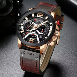 Reloj Curren 8329 Original Cuero Promocion
