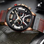 Reloj Curren 8329 Original Cuero Promocion