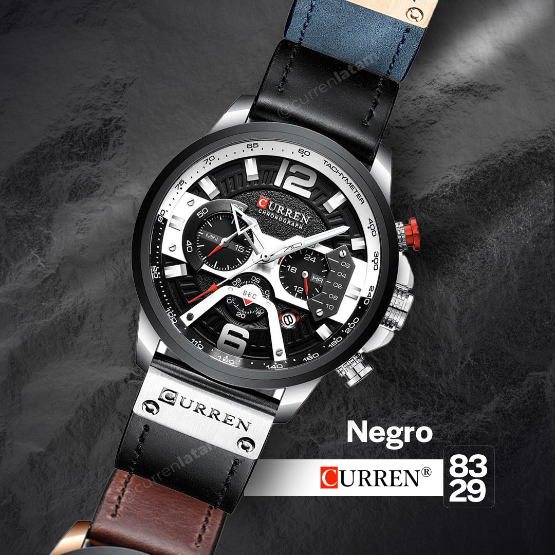 Reloj Curren 8329 Original Cuero Promocion