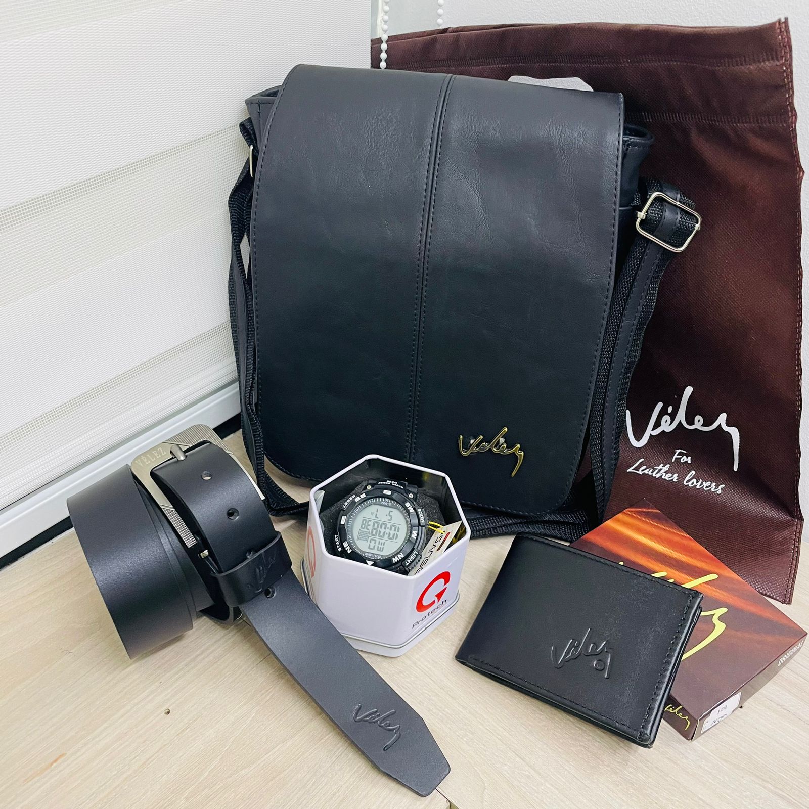 Combo Velez + Reloj Deportivo Caballero Original