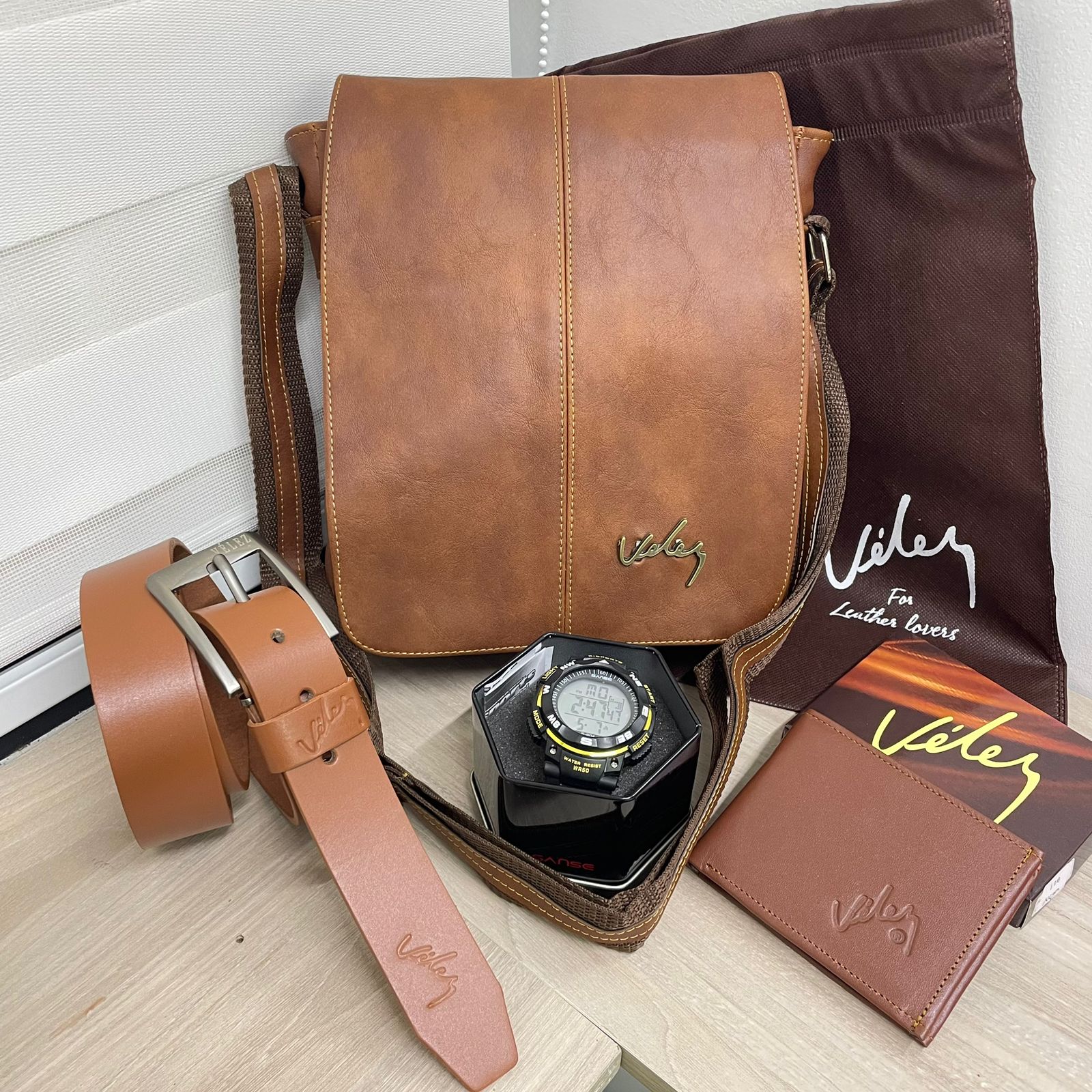 Combo Velez + Reloj Deportivo Caballero Original
