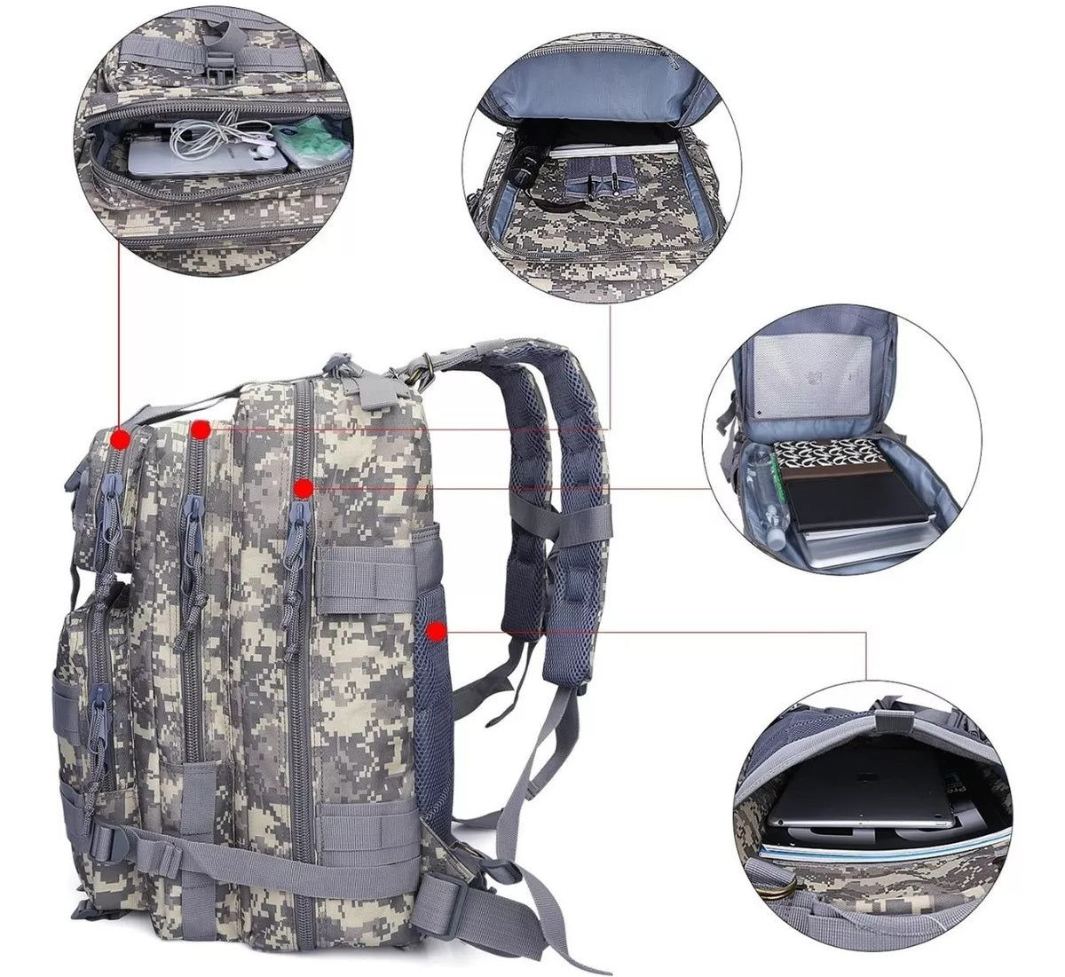 Bolso Tactico Militar 30 Litros Original