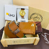 Combo Reloj QQ | Cartera | Cinturon | Cuero Velez Original