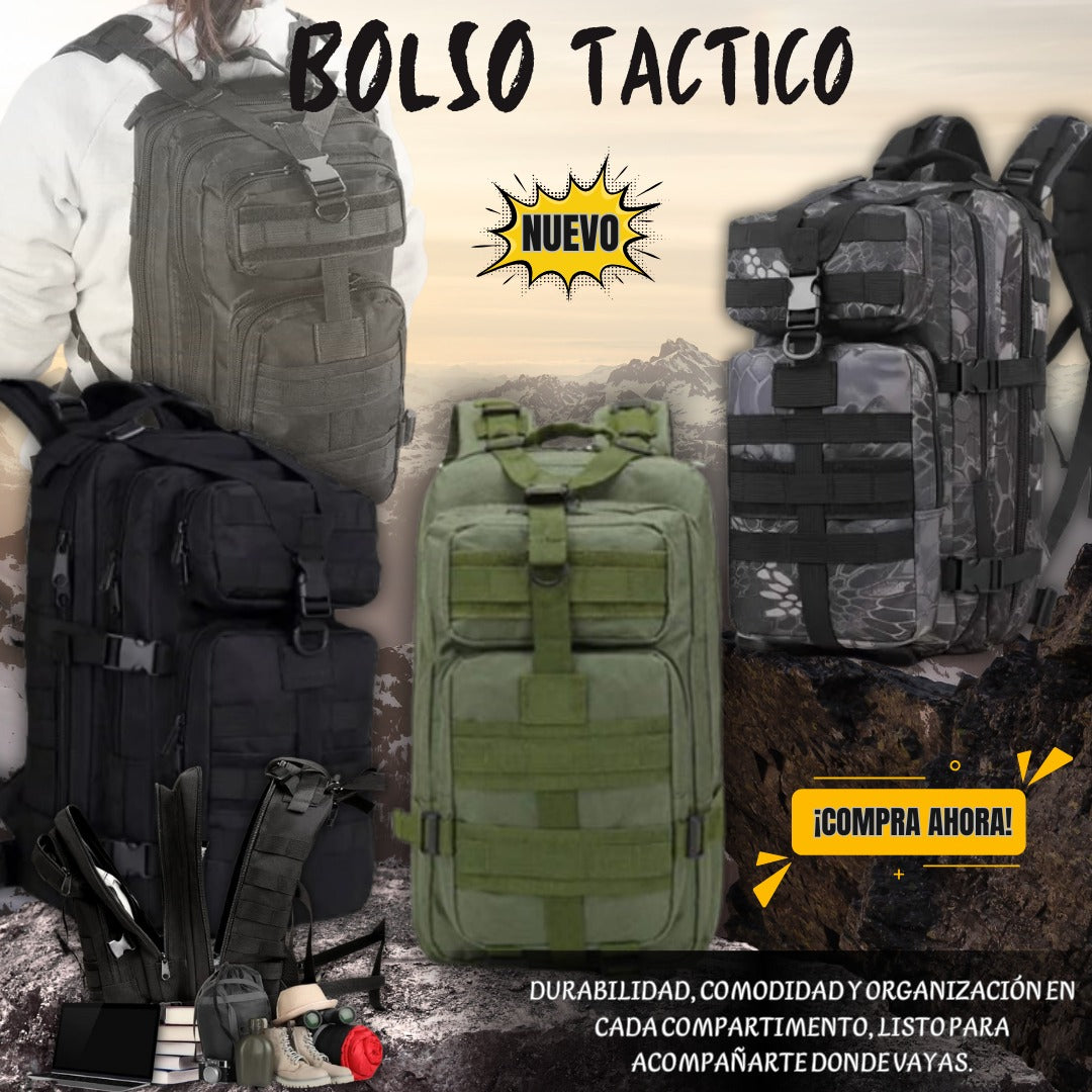 BOLSO TACTICO ORIGINAL REFORZADO MODELO 2025👌🌟