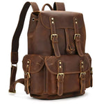 Mochila Cuero Original Importada