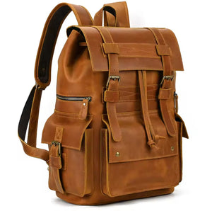 Mochila Cuero Original Importada