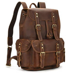 Mochila Cuero Original Importada