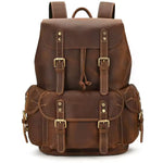 Mochila Cuero Original Importada