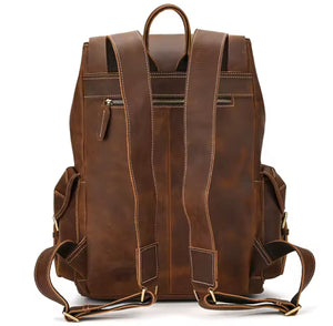 Mochila Cuero Original Importada