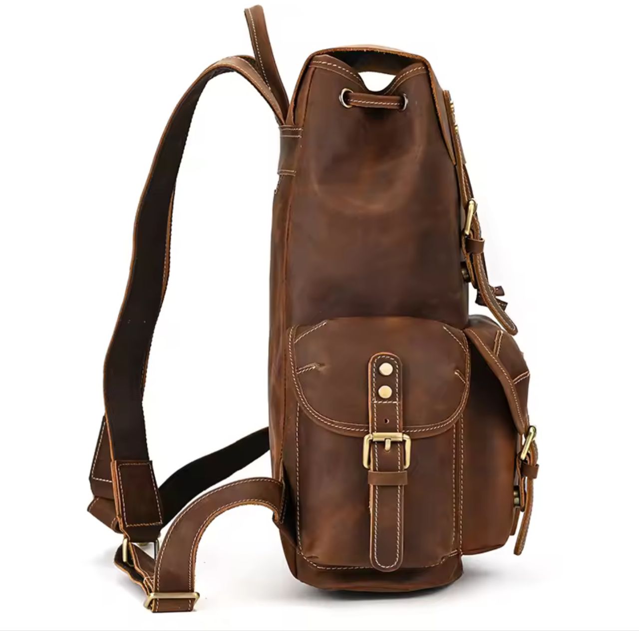 Mochila Cuero Original Importada