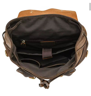 Mochila Cuero Original Importada